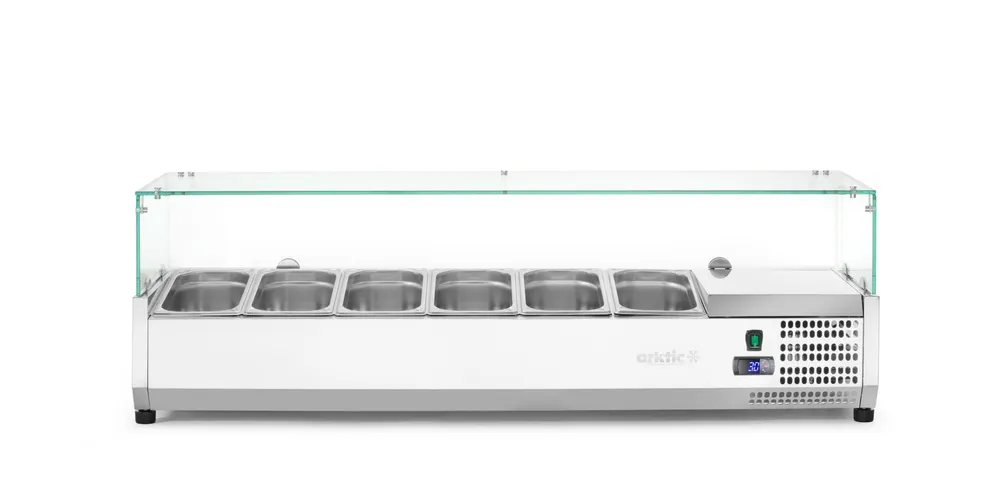 Vis Refrigerated countertop server GN 1/3, Arktic, 9x GN 1/3, GN 1/3, 54L, 230V/180W, 420x2005x(H)456mm, bilde 7