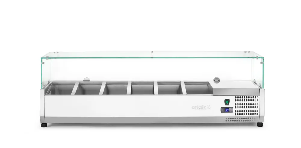 Vis Refrigerated countertop server GN 1/3, Arktic, 6x GN 1/3, GN 1/3, 36L, 230V/180W, 420x1405x(H)456mm, bilde 2