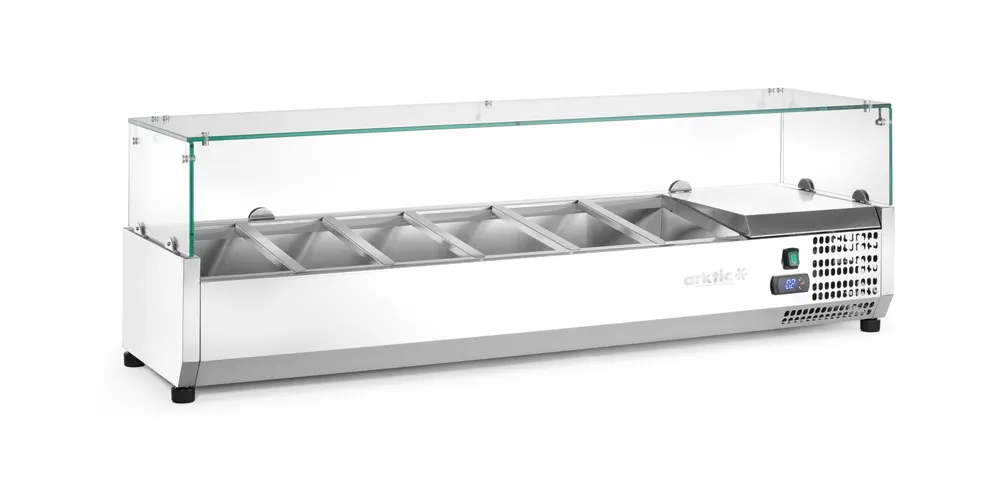 Vis Refrigerated countertop server GN 1/3, Arktic, 6x GN 1/3, GN 1/3, 36L, 230V/180W, 420x1405x(H)456mm, bilde 4