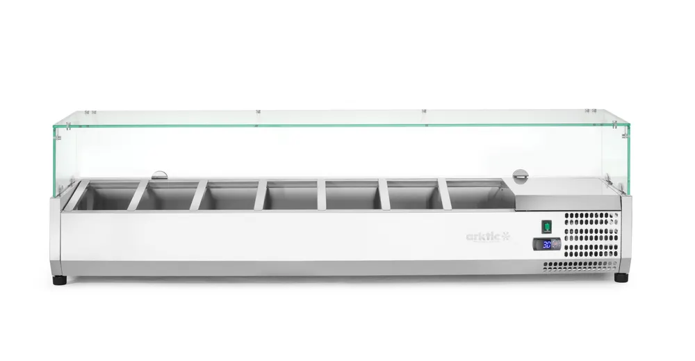 Refrigerated countertop server GN 1/3, Arktic, 7x GN 1/3, GN 1/3, 42L, 230V/180W, 420x1605x(H)460mm