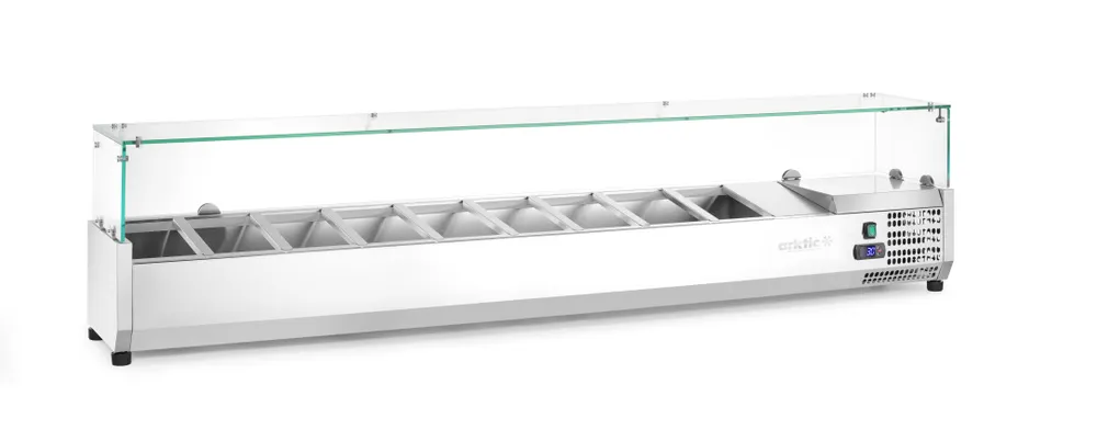 Vis Refrigerated countertop server GN 1/3, Arktic, 9x GN 1/3, GN 1/3, 54L, 230V/180W, 420x2005x(H)456mm, bilde 4