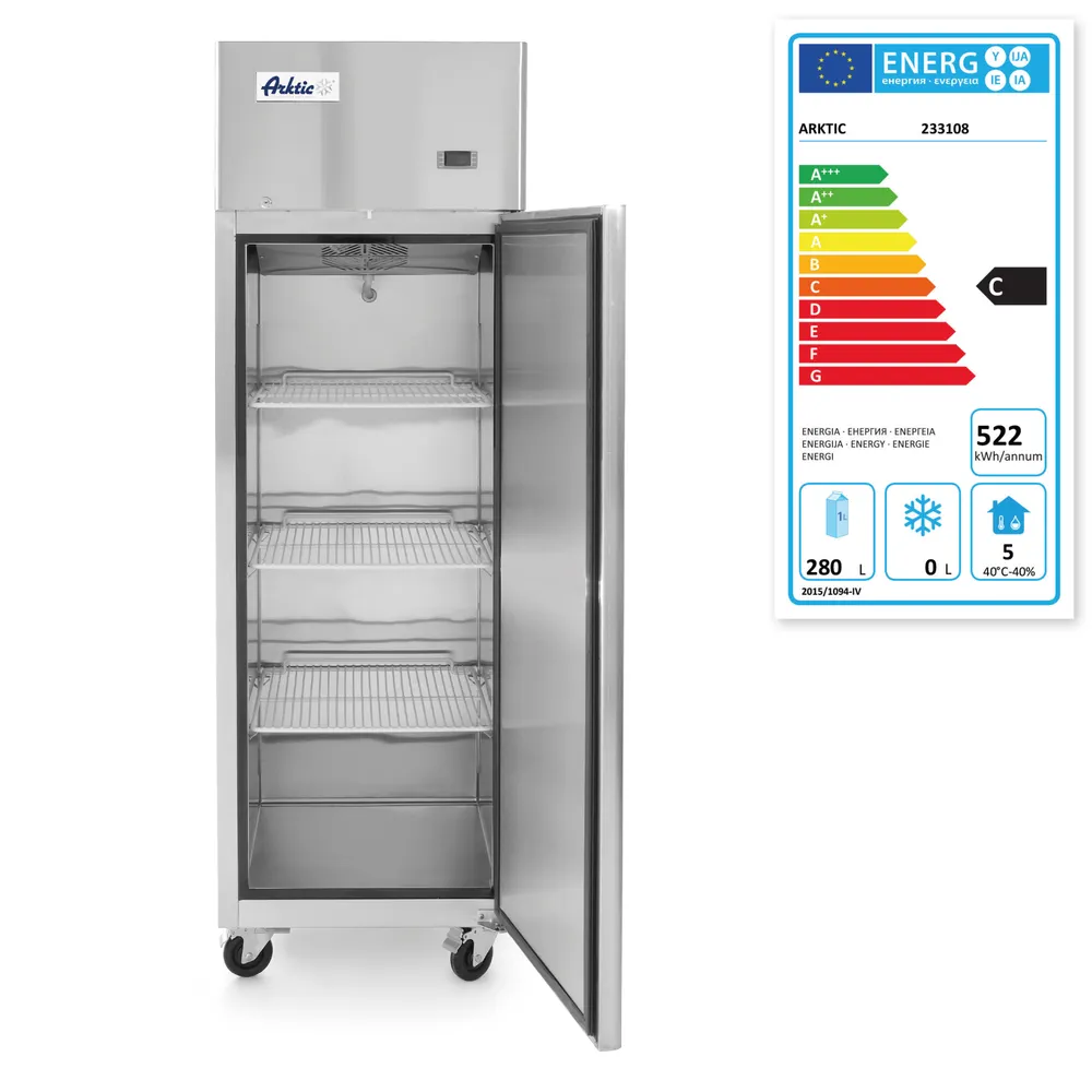 Vis Refrigerator single door 410 L, Arktic, Profi Line, 280L, 230V/290W, 730x600x(H)1950mm, bilde 6