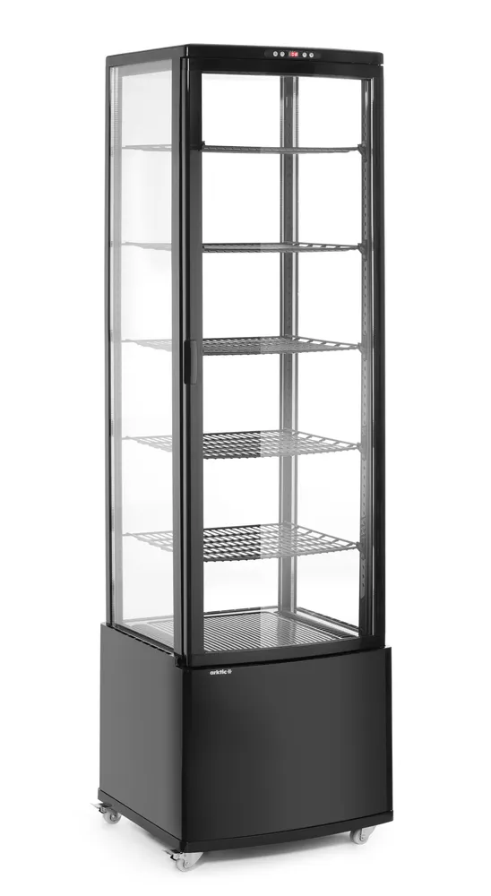 Vis Refrigerated display cabinet, 270 l, Arktic, Black, 230V/290W, 520x550x(H)1870mm, bilde 5