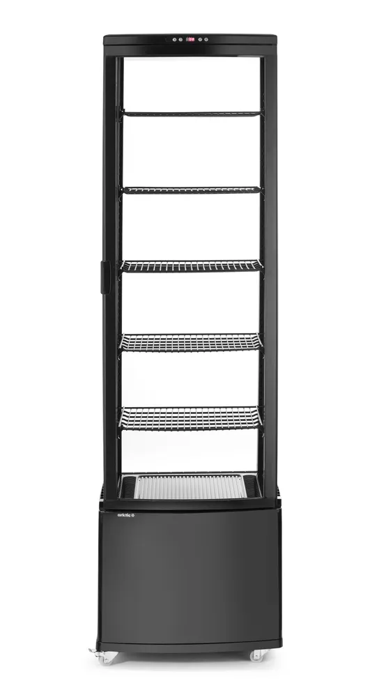 Vis Refrigerated display cabinet, 270 l, Arktic, Black, 230V/290W, 520x550x(H)1870mm, bilde 7