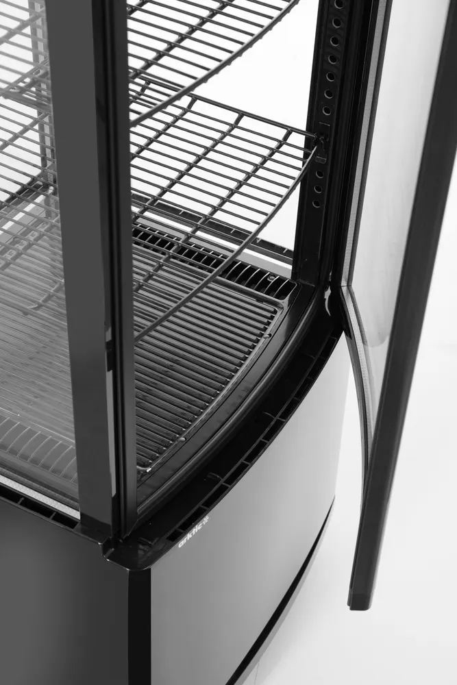 Vis Refrigerated display cabinet, 270 l, Arktic, Black, 230V/290W, 520x550x(H)1870mm, bilde 4