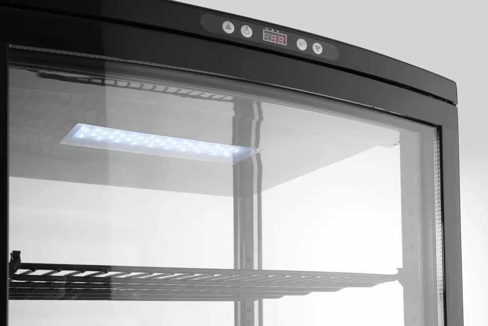 Vis Refrigerated display cabinet, 270 l, Arktic, Black, 230V/290W, 520x550x(H)1870mm, bilde 3