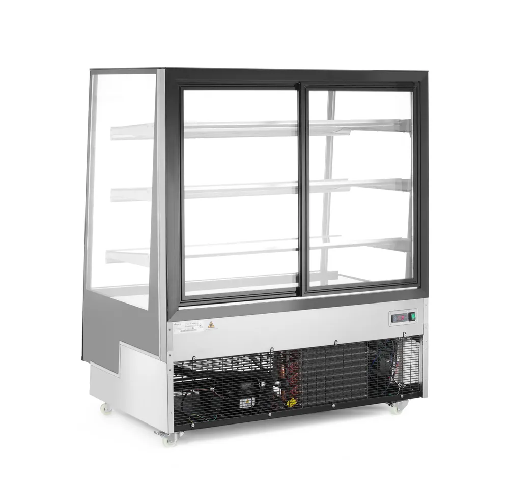 Vis Refrigerated display cabinets with 3 slanted shelves, Arktic, 230V/490W, 833x900x(H)1460mm, bilde 4