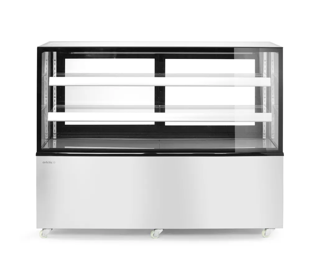 Refrigerated display cabinets with 2 shelves, Arktic, 230V/500W, 677x1524x(H)1230mm