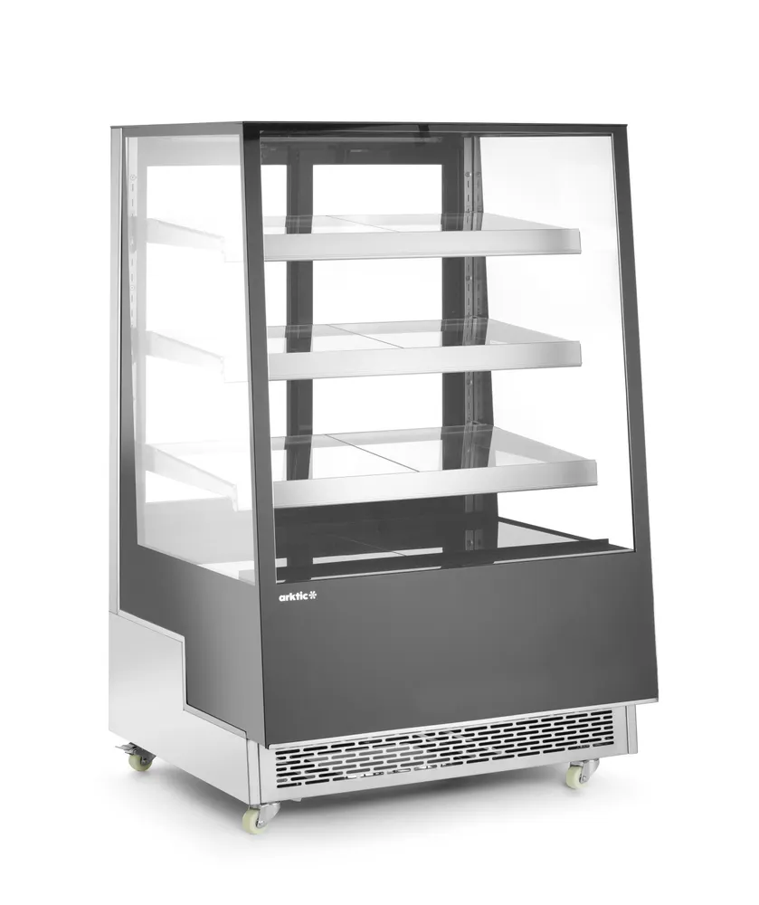 Vis Refrigerated display cabinets with 3 slanted shelves, Arktic, 230V/490W, 833x900x(H)1460mm, bilde 2