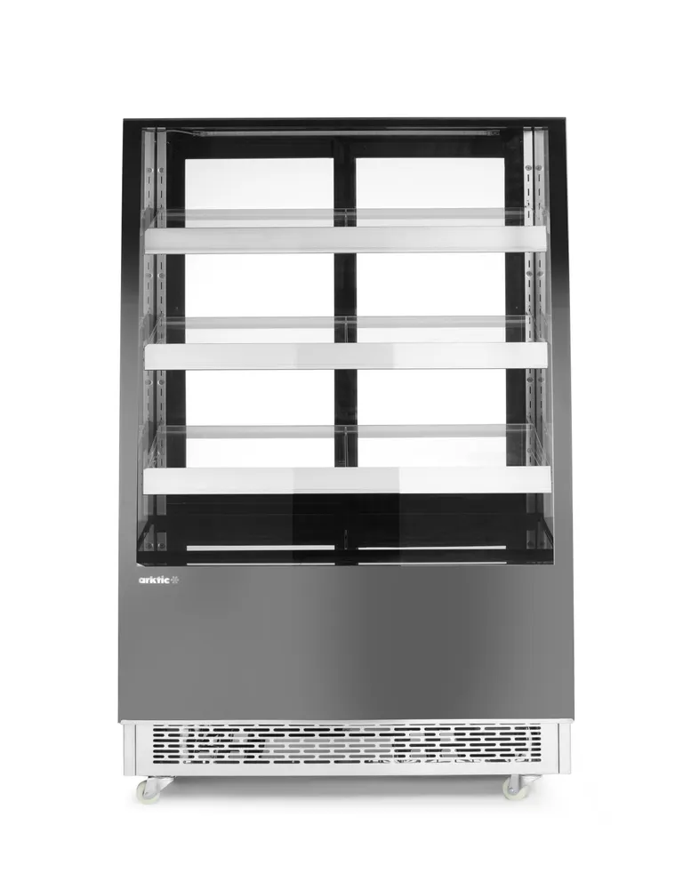 Refrigerated display cabinets with 3 slanted shelves, Arktic, 230V/490W, 833x900x(H)1460mm