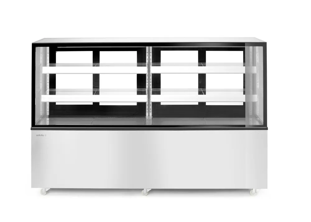 Refrigerated display cabinets with 2 shelves, Arktic, 230V/500W, 677x1824x(H)1230mm