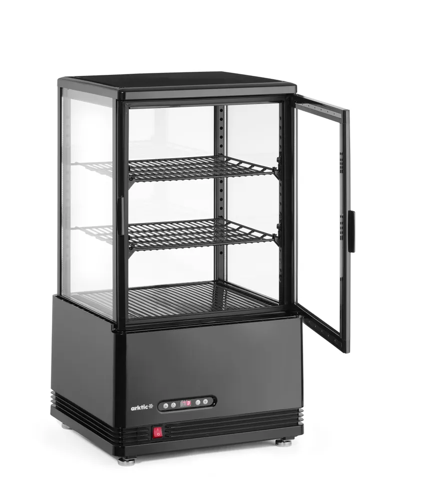 Vis Refrigerated display cabinet, 58 l, Arktic, black, 230V/170W, 406x452x(H)830mm, bilde 3