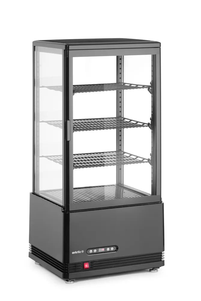 Vis Refrigerated display cabinet, 78 l, Arktic, black, 230V/170W, 397x444x(H)940mm, bilde 2