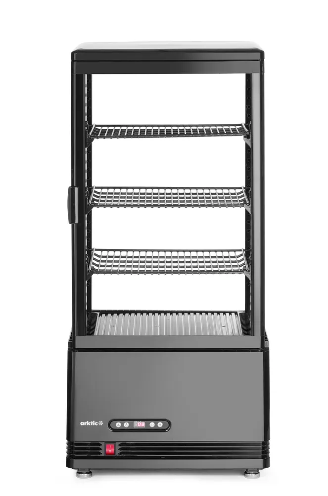 Refrigerated display cabinet, 78 l, Arktic, black, 230V/170W, 397x444x(H)940mm