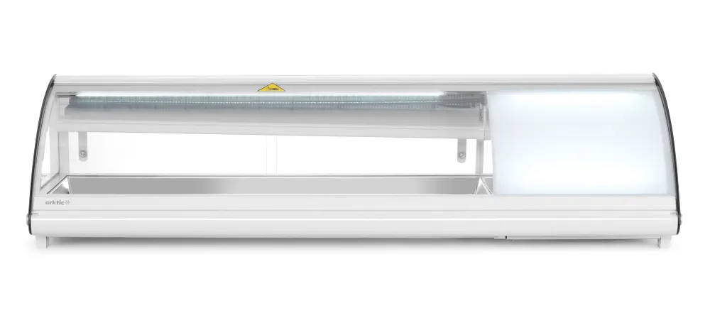Vis Sushi display 5x GN 1/3, Arktic, 230V/160W, 445x1307x(H)327mm, bilde 2