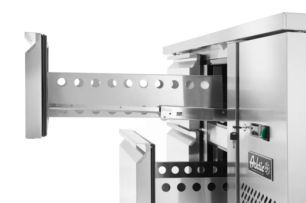 Vis Refrigerated counter, 4 drawers, Arktic, Profi Line, Without backsplash, 90L, 230V/250W, 700x1360x(H)840mm, bilde 4