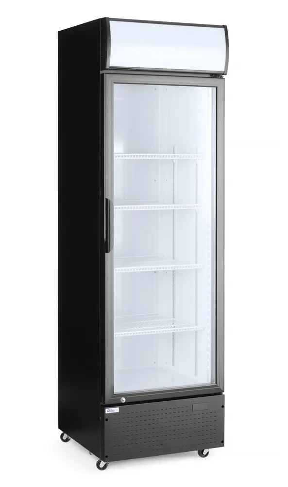 Vis Back bar refrigerator with a backlit panel, single-door, Arktic, 254L, Black, 230V/250W, 578x605x(H)1980mm, bilde 2