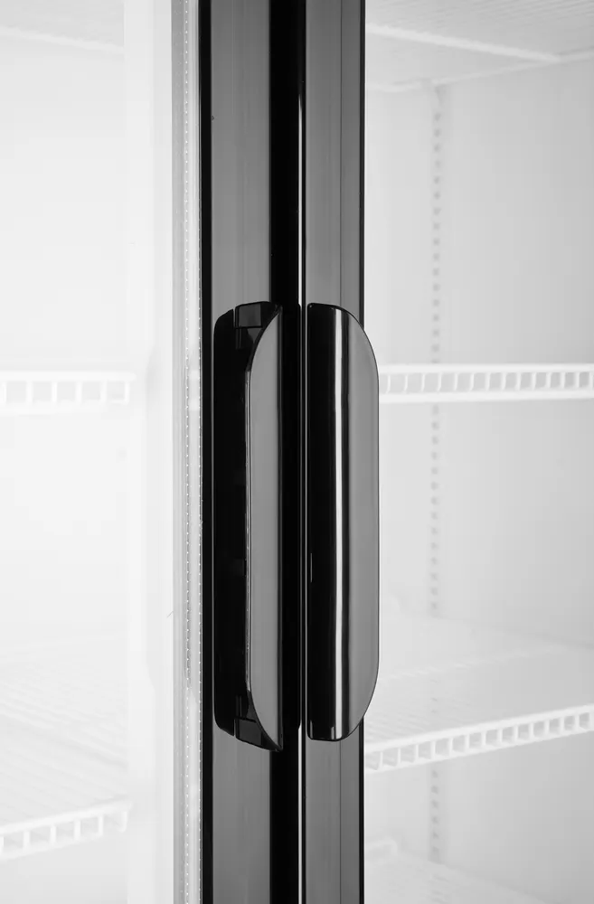 Vis Back bar refrigerator with a backlit panel, double-door, Arktic, 512L, Black, 230V/510W, 1120x585x(H)1900mm, bilde 3