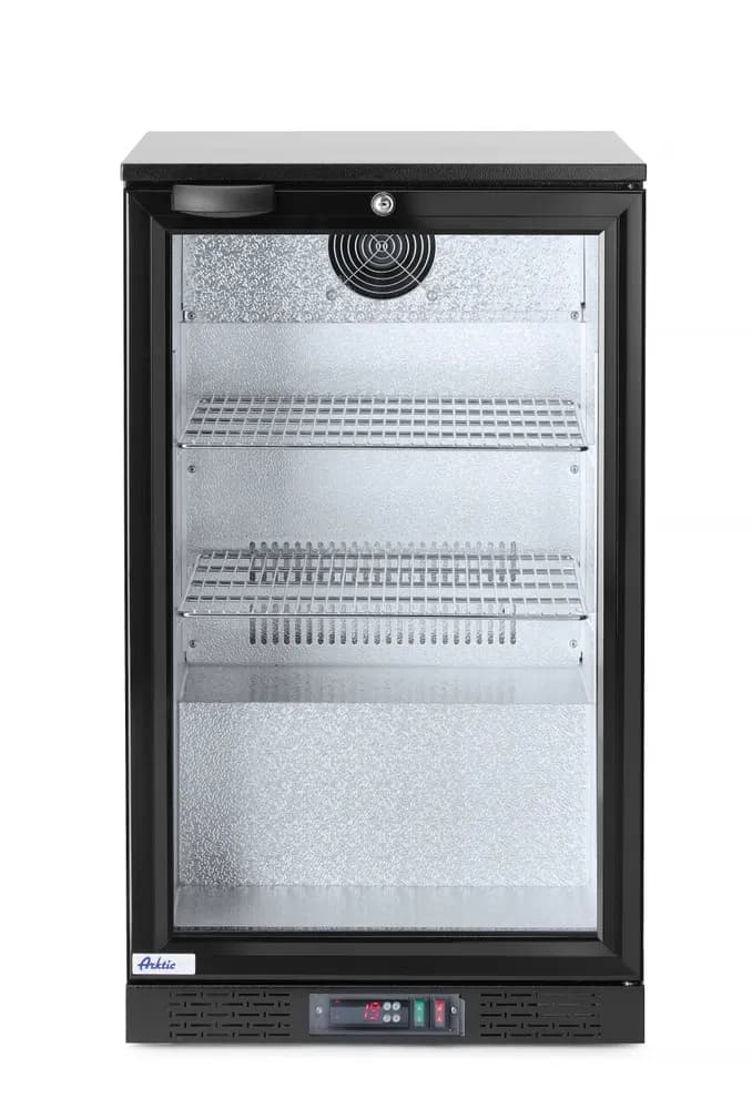 Back bar refrigerator single-door, Arktic, 86L, Black, 230V/120W, 500x530x(H)865mm