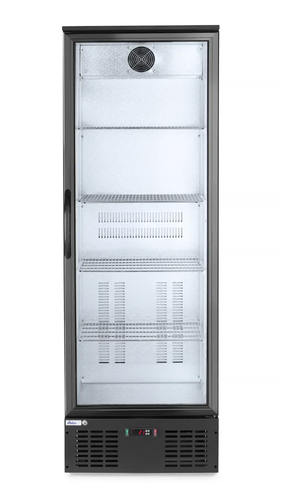 Back bar refrigerator single-door, Arktic, 300L, Black, 230V/195W, 528x600x(H)1820mm