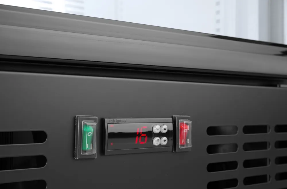 Vis Back bar refrigerator single-door, Arktic, 300L, Black, 230V/195W, 528x600x(H)1820mm, bilde 5