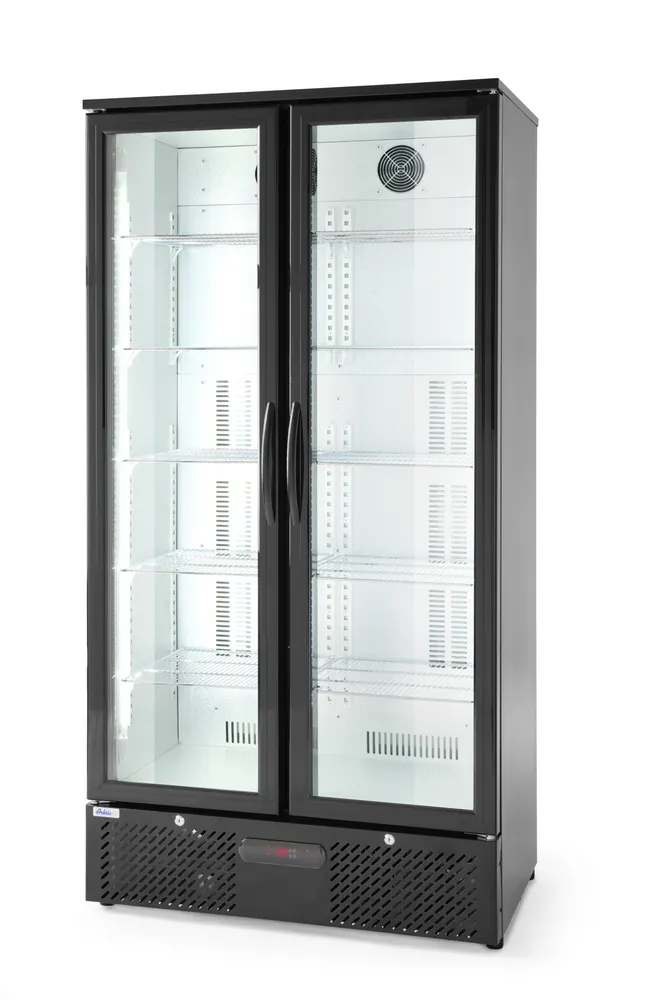 Vis Back bar refrigerator double-door, Arktic, 384L, Black, 230V/365W, 940x635x(H)1983mm, bilde 3
