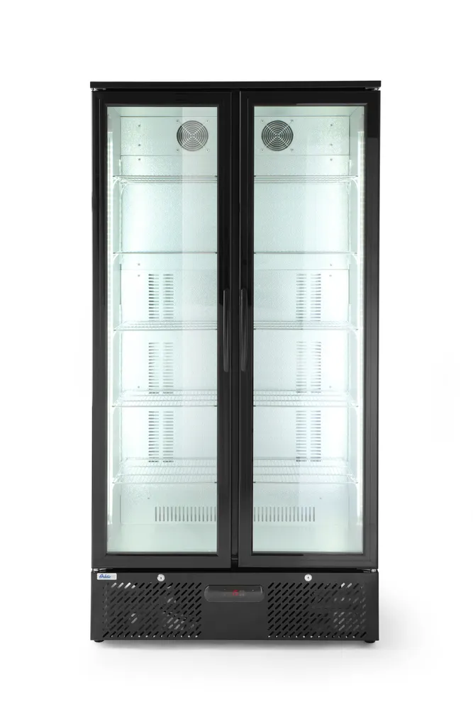 Vis Back bar refrigerator double-door, Arktic, 384L, Black, 230V/365W, 940x635x(H)1983mm, bilde 2