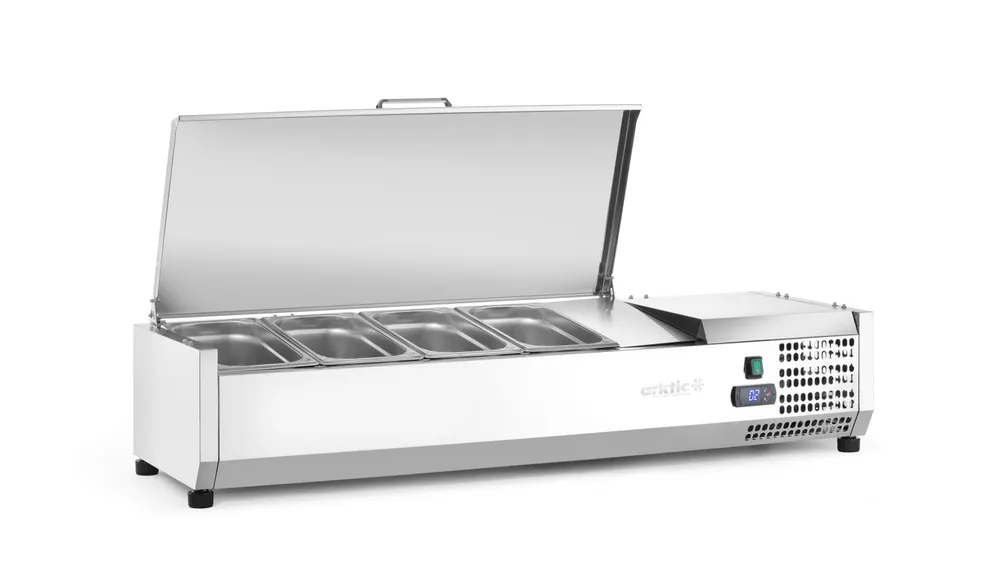 Vis Refrigerated countertop server GN 1/3, Arktic, 4x GN1/3, GN 1/3, 24L, 230V/180W, 420x1205x(H)630mm, bilde 4