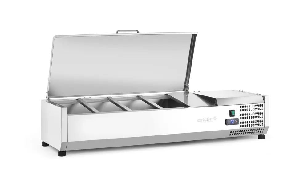 Vis Refrigerated countertop server GN 1/3, Arktic, 4x GN1/3, GN 1/3, 24L, 230V/180W, 420x1205x(H)630mm, bilde 6