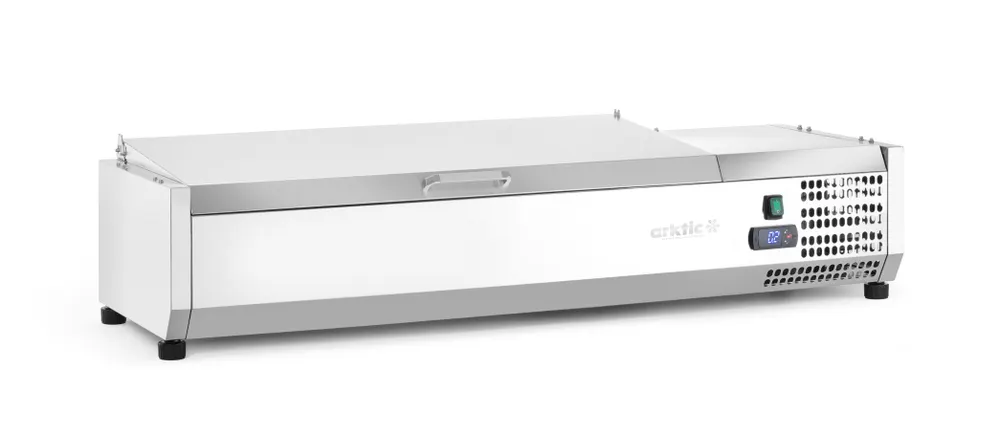 Vis Refrigerated countertop server GN 1/3, Arktic, 4x GN1/3, GN 1/3, 24L, 230V/180W, 420x1205x(H)630mm, bilde 2