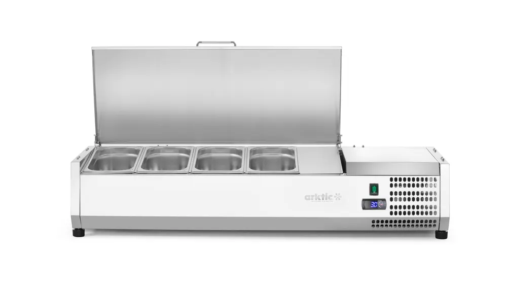 Vis Refrigerated countertop server GN 1/3, Arktic, 4x GN1/3, GN 1/3, 24L, 230V/180W, 420x1205x(H)630mm, bilde 3