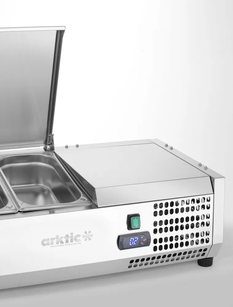 Vis Refrigerated countertop server GN 1/3, Arktic, 4x GN1/3, GN 1/3, 24L, 230V/180W, 420x1205x(H)630mm, bilde 7