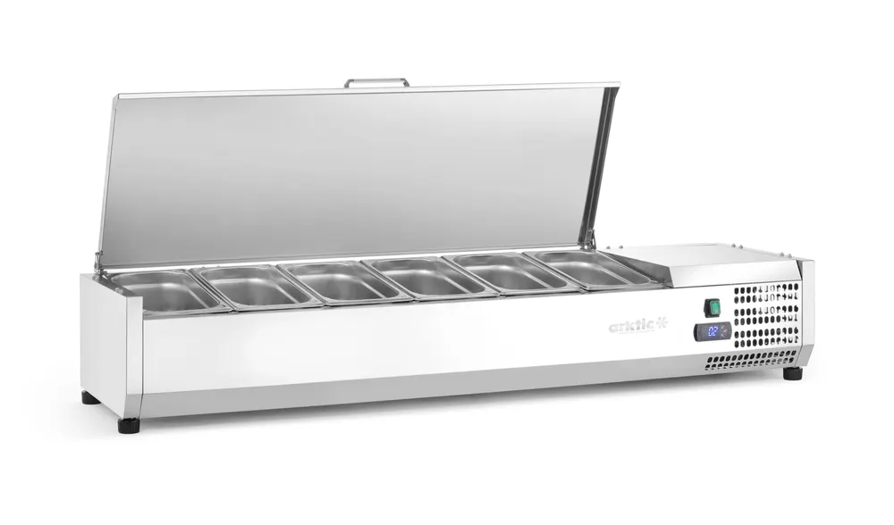 Vis Refrigerated countertop server GN 1/3, Arktic, 6x GN1/3, GN 1/3, 36L, 230V/180W, 450x1405x(H)630mm, bilde 5