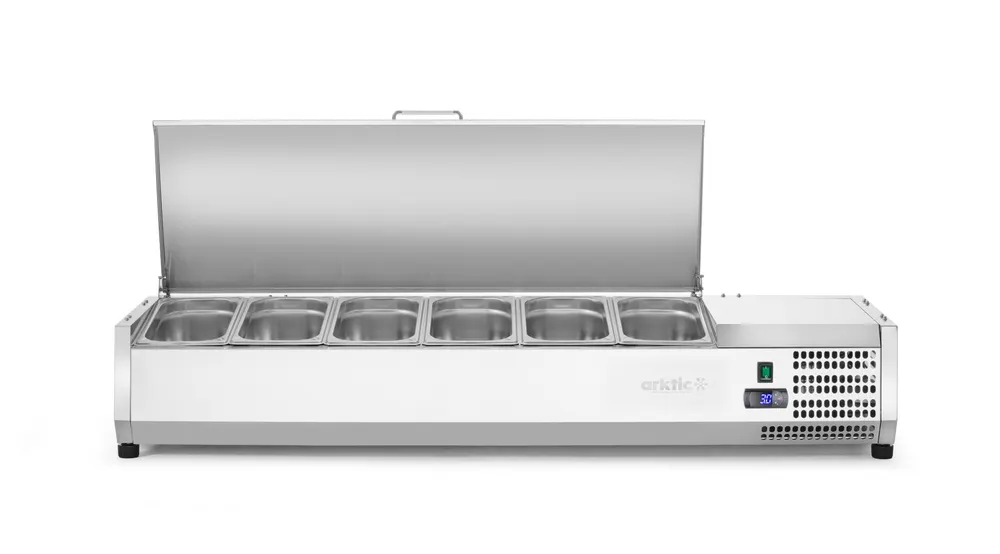 Vis Refrigerated countertop server GN 1/3, Arktic, 6x GN1/3, GN 1/3, 36L, 230V/180W, 450x1405x(H)630mm, bilde 3