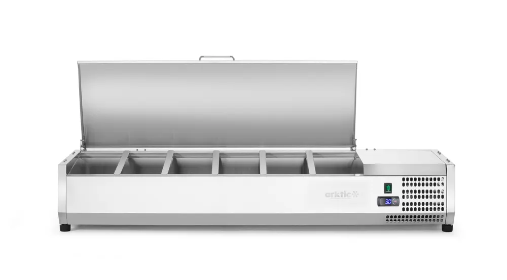 Vis Refrigerated countertop server GN 1/3, Arktic, 6x GN1/3, GN 1/3, 36L, 230V/180W, 450x1405x(H)630mm, bilde 4