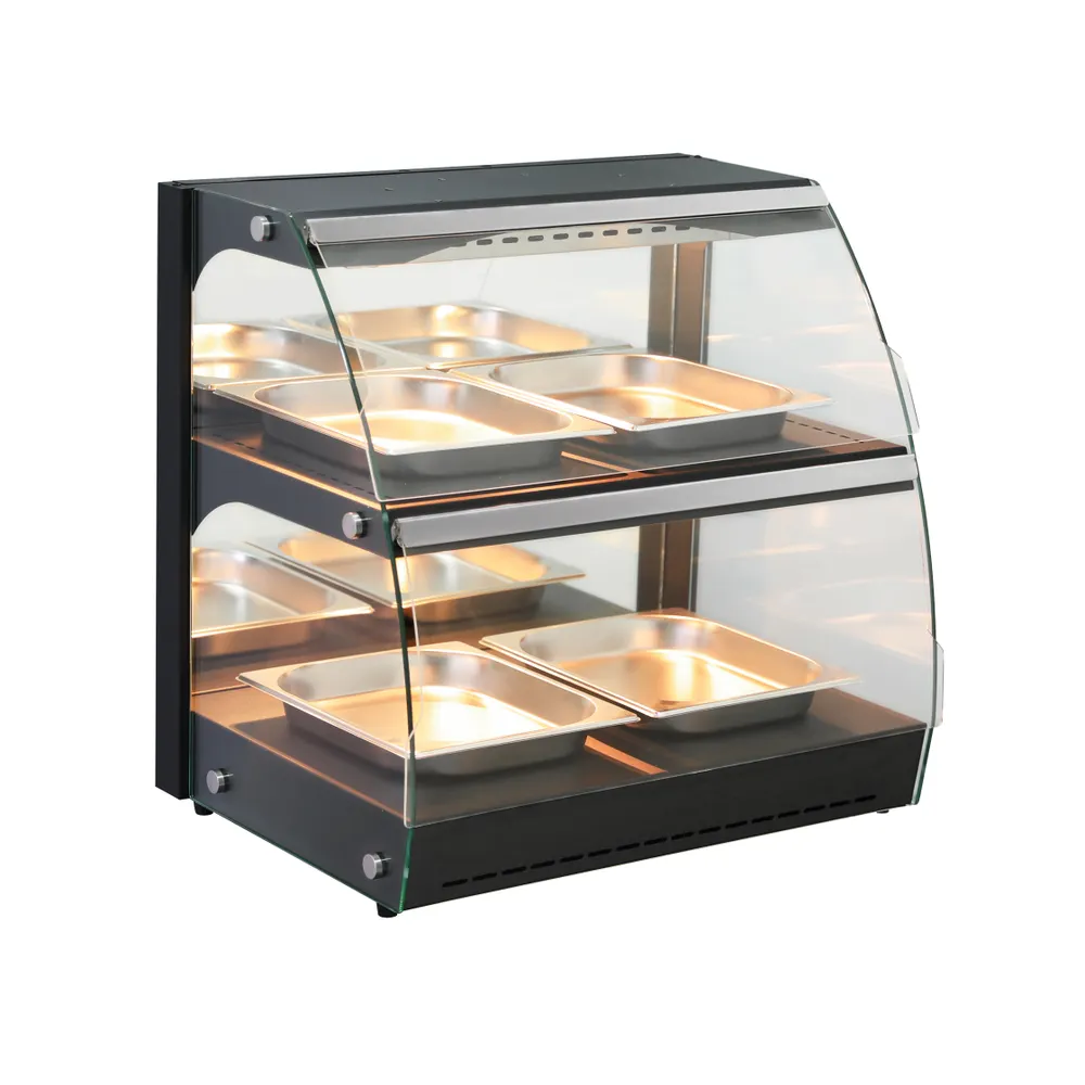 Vis Quartz heated countertop display, HENDI, 230V/560W, 650x485x(H)630mm, bilde 3