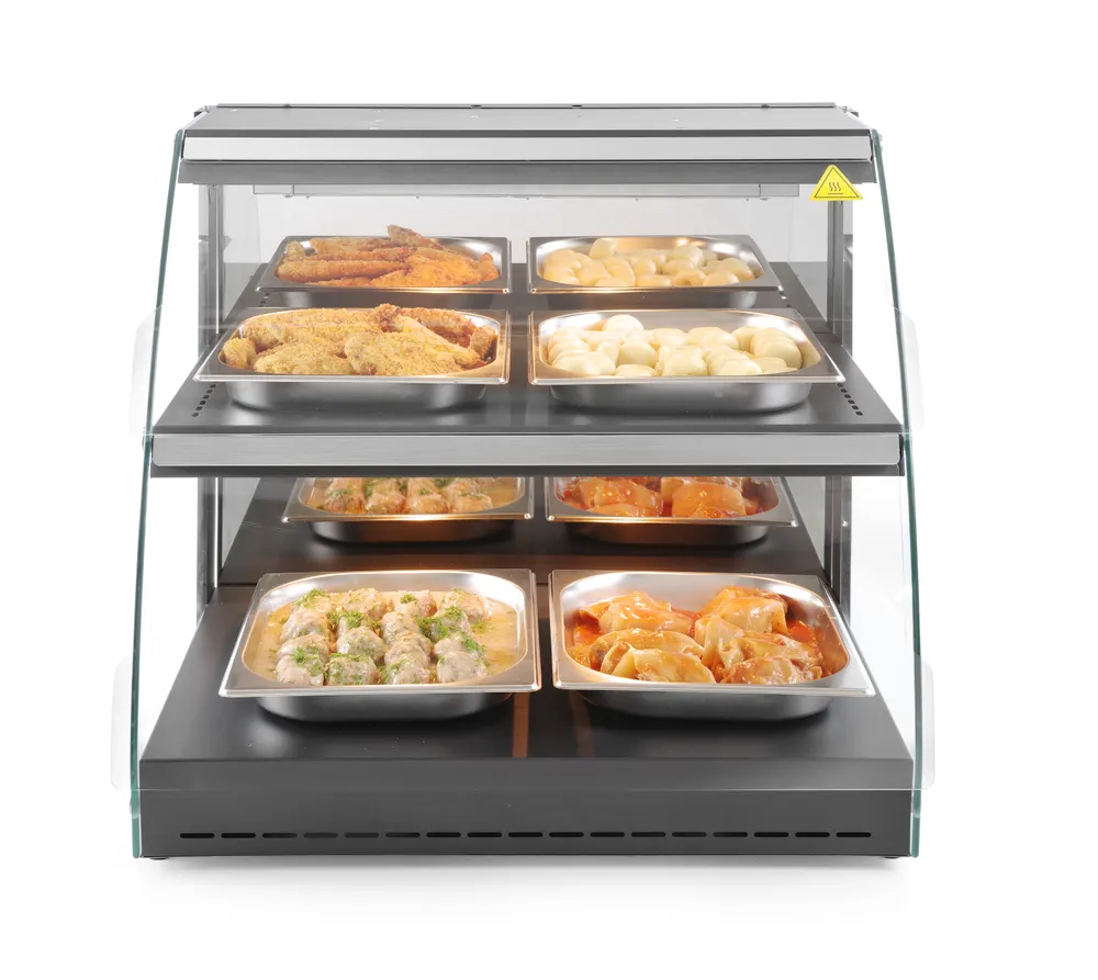 Vis Quartz heated countertop display, HENDI, 230V/560W, 650x485x(H)630mm, bilde 2