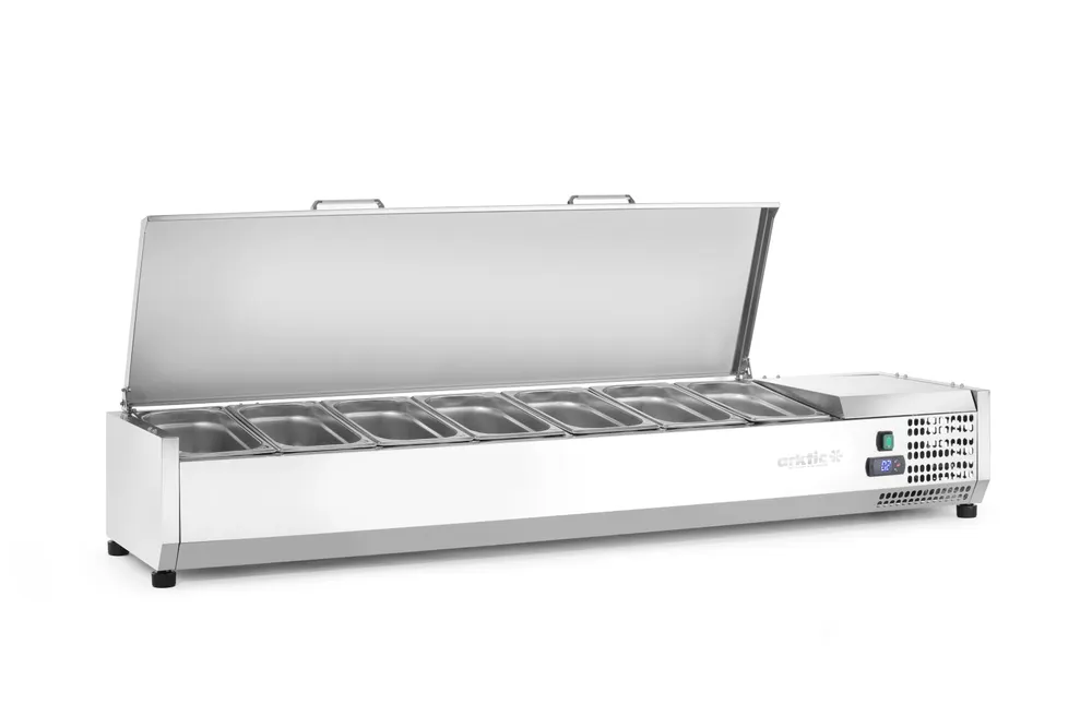 Vis Refrigerated countertop server GN 1/3, Arktic, 7x GN1/3, GN 1/3, 42L, 230V/180W, 420x1605x(H)630mm, bilde 3