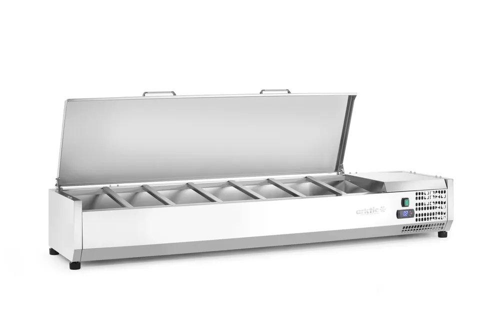 Vis Refrigerated countertop server GN 1/3, Arktic, 7x GN1/3, GN 1/3, 42L, 230V/180W, 420x1605x(H)630mm, bilde 4