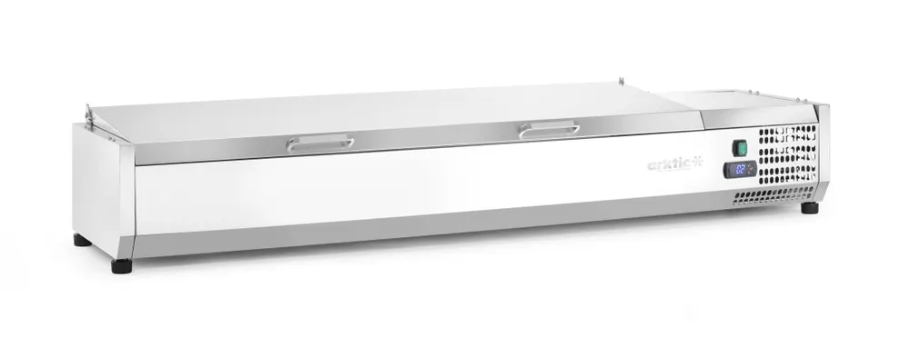 Vis Refrigerated countertop server GN 1/3, Arktic, 7x GN1/3, GN 1/3, 42L, 230V/180W, 420x1605x(H)630mm, bilde 2