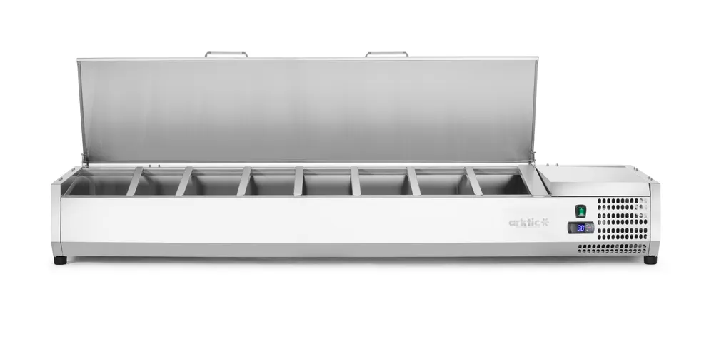 Vis Refrigerated countertop server GN 1/3, Arktic, 8x GN1/3, GN 1/3, 48L, 230V/180W, 420x1805x(H)630mm, bilde 4
