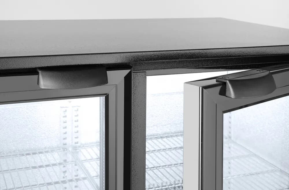 Vis Back bar refrigerator double-door, Arktic, 158L, Black, 230V/160W, 900x530x(H)865mm, bilde 6