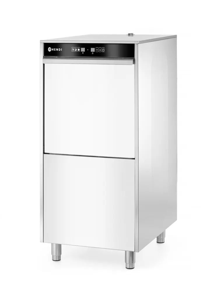 Vis 50x60 dishwasher for trays and pots – electronically controlled, with detergent dosing system and drain pump, HENDI, Kitchen Line, 400V/7100W, 595x777x(H)1335mm, bilde 3