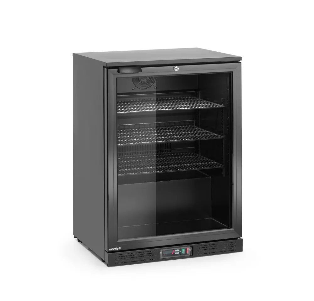 Vis Back bar refrigerator single-door, Arktic, 105L, Black, 230V/120W, 600x530x(H)870mm, bilde 2
