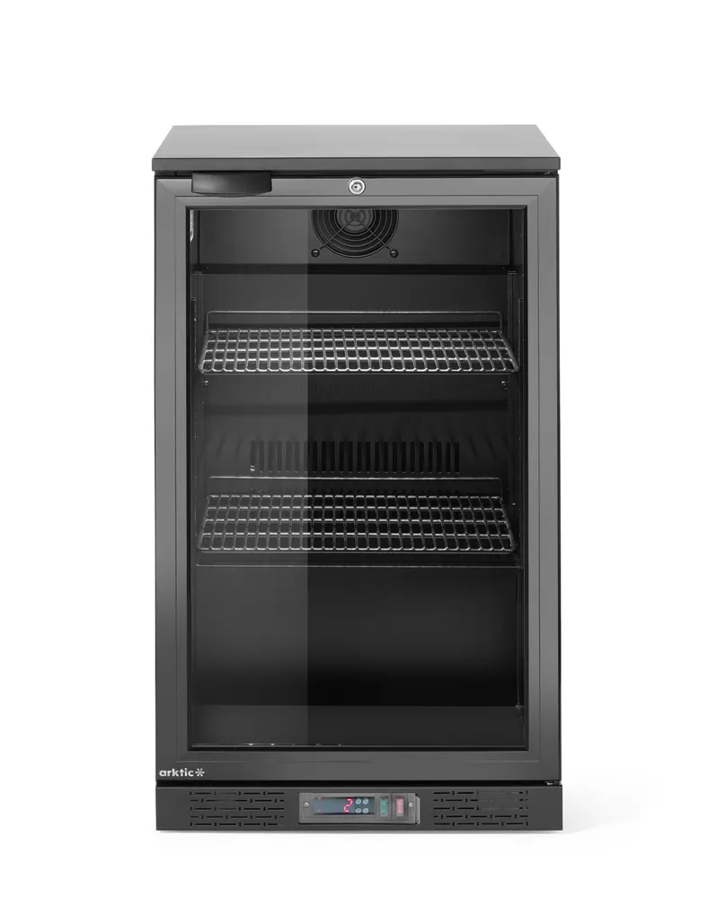 Back bar refrigerator single-door, Arktic, 86L, Black, 230V/120W, 500x530x(H)870mm