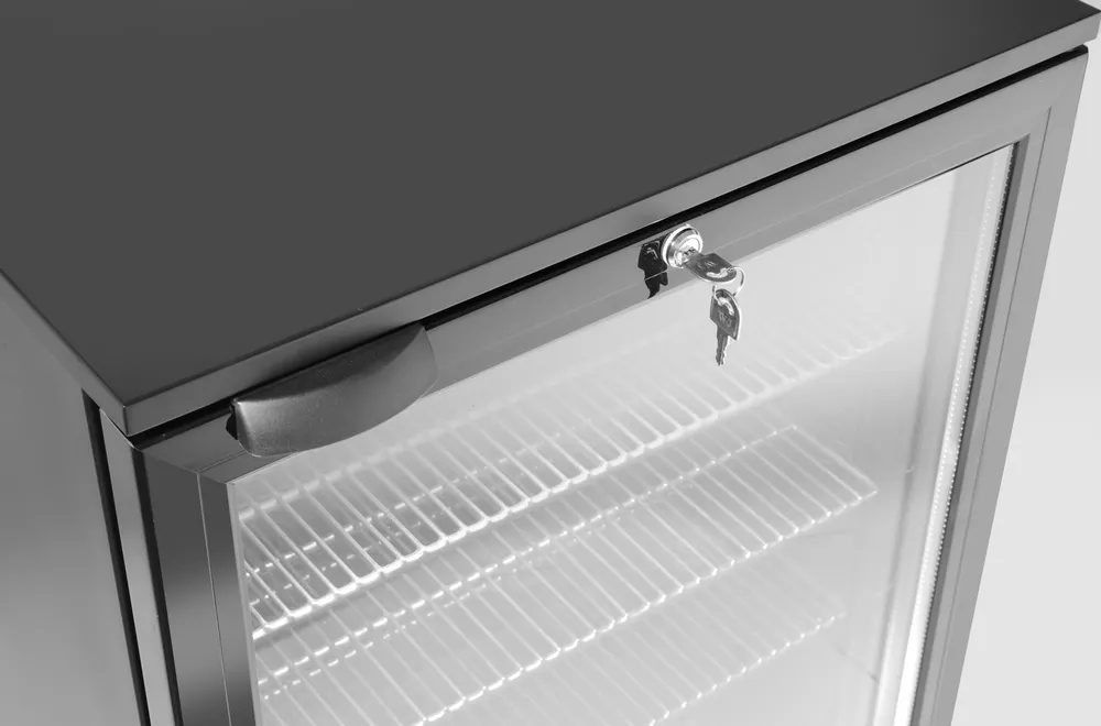 Vis Back bar refrigerator single-door, Arktic, 86L, Black, 230V/120W, 500x530x(H)870mm, bilde 3