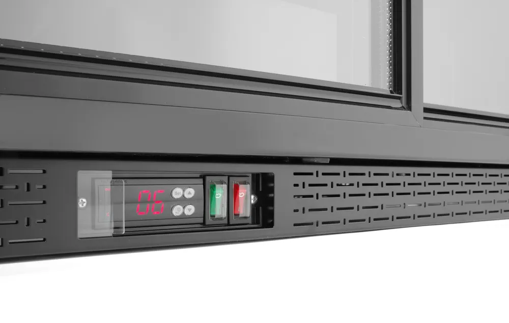 Vis Back bar refrigerator with double sliding doors, Arktic, 158L, Black, 230V/160W, 520x900x(H)870mm, bilde 5