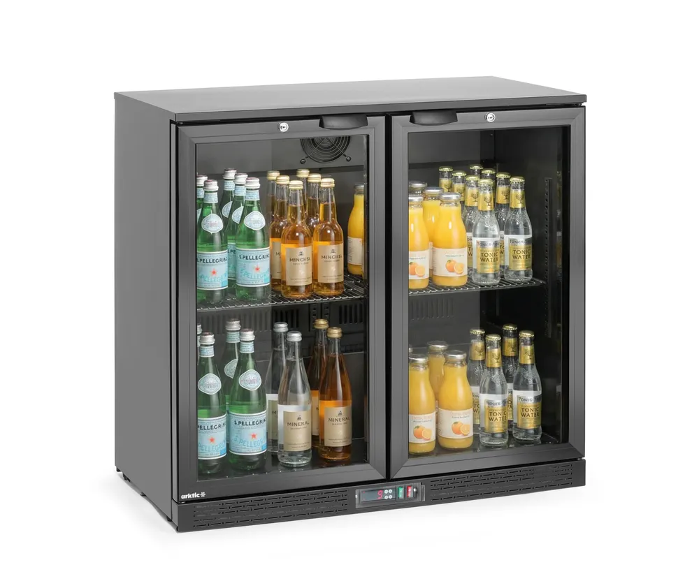 Vis Back bar refrigerator double-door, Arktic, 158L, Black, 230V/160W, 530x900x(H)870mm, bilde 5