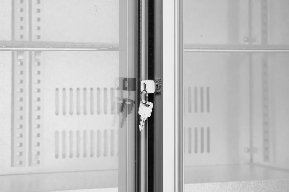 Vis Back bar refrigerator with 2 sliding doors, Arktic, 150L, Silver, 230V/175W, 900x520x(H)840mm, bilde 4