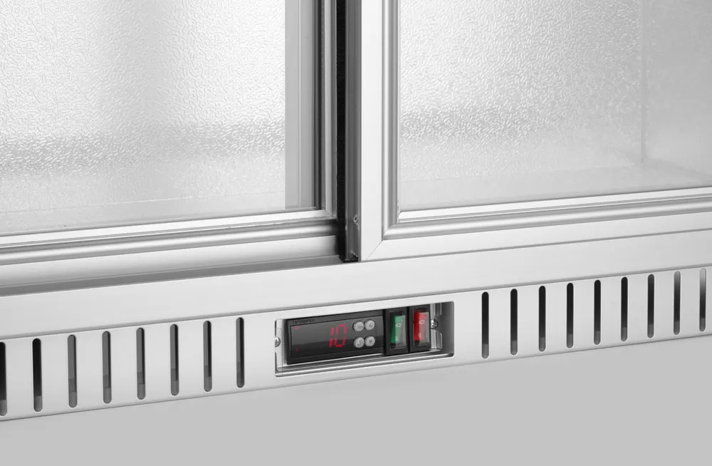 Vis Back bar refrigerator with 2 sliding doors, Arktic, 150L, Silver, 230V/175W, 900x520x(H)840mm, bilde 5